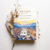 Florence Italië Ponte Vecchio Save-the-Date Kaart
