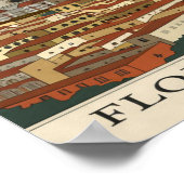 Florence, Italië Poster (Hoek)