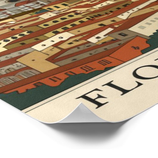 Florence, Italië Poster (Hoek)