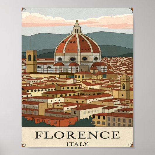 Florence, Italië Poster (Voorkant)