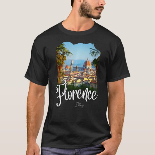 Florence Italië Premium T-shirt (Voorkant)