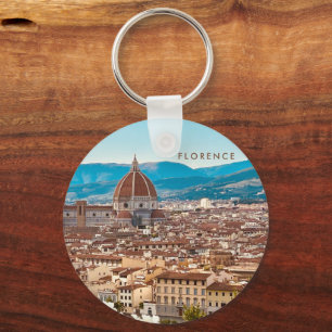 Florence Italië Reis Souvenir Foto Sleutelhanger