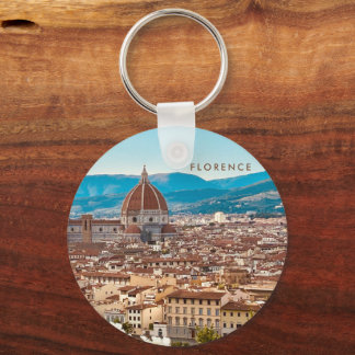 Florence Italië Reis Souvenir Foto Sleutelhanger