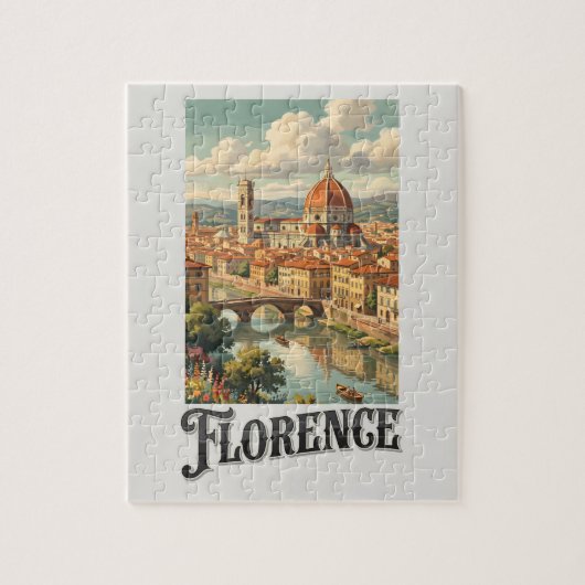Florence Italië Reisherinnering Legpuzzel (Verticaal)