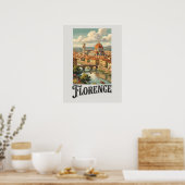 Florence Italië Reisherinnering Poster (Keuken)