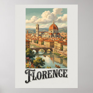 Florence Italië Reisherinnering Poster