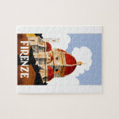 Florence Italië Reisposter 1930 Legpuzzel (Horizontaal)