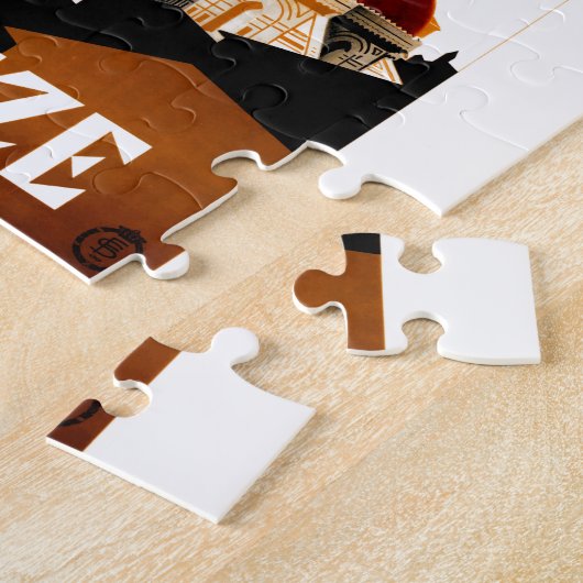 Florence Italië Reisposter 1930 Legpuzzel (Zijkant)