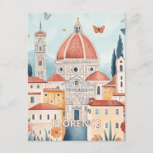 Florence Italië Reizen Briefkaart