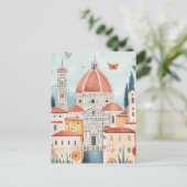 Florence Italië Reizen Briefkaart (Staand voorkant)