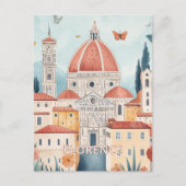 Florence Italië Reizen Briefkaart (Voorkant)