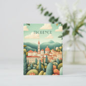 Florence Italië Reizen Briefkaart (Staand voorkant)