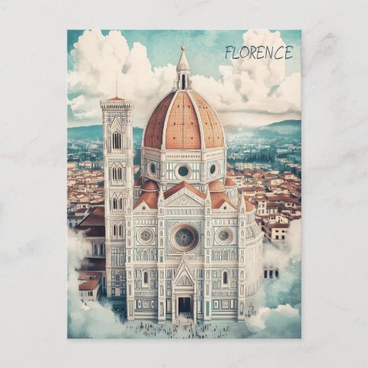 Florence Italië Reizen Briefkaart (Voorkant)