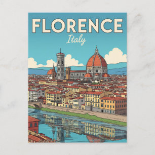  Florence Italië Reizen Briefkaart