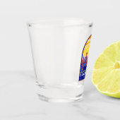 Florence Italië Reizen Kunst Vintage Shot Glas (Links)