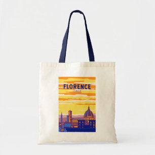 Florence Italië Reizen Kunst Vintage Tote Bag