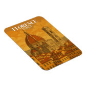  Florence Italië Reizen Retro Illustratie Magneet (Rechterzijde)