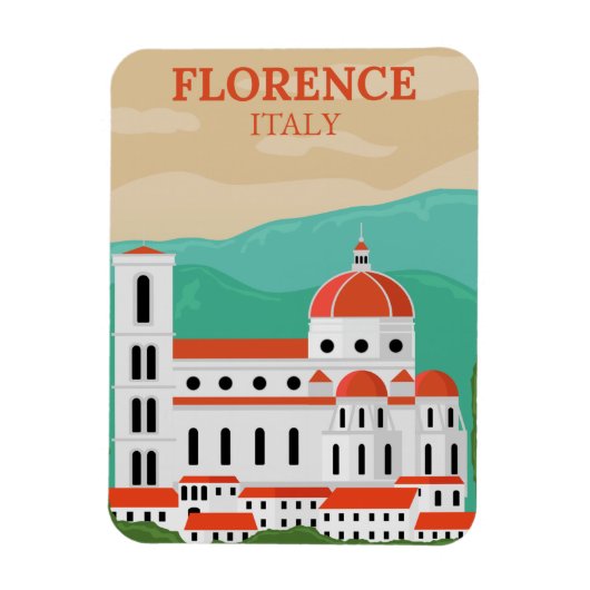  Florence Italië Reizen Souvenir Magneet (Verticaal)