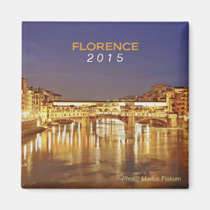 Florence Italië Reizen Souvenir Magnet Verander Ja