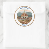 Florence, Italië Ronde Sticker (Tas)