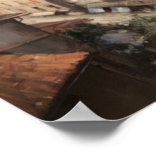 Florence Italië Schilderkunst Print Poster (Hoek)