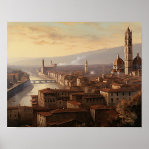 Florence Italië Schilderkunst Print Poster