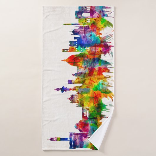 Florence Italië Skyline Badhanddoek (Badhanddoek)