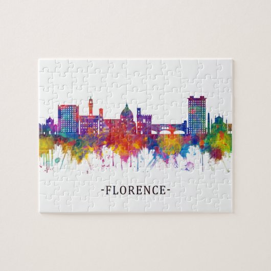 Florence Italië Skyline Legpuzzel (Horizontaal)