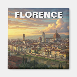 Florence Italië Skyline Reizen Magneet