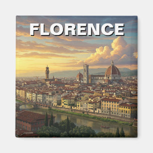 Florence Italië Skyline Reizen Magneet