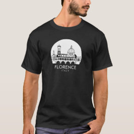 Florence Italië Skyline T-shirt