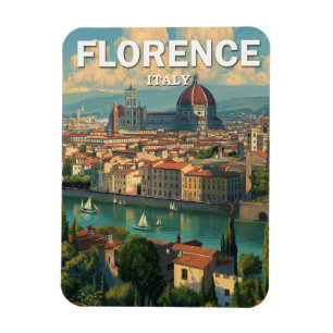  Florence Italië Skyline Travel Magneet