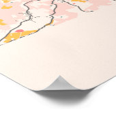 Florence - Italië - Stadskaart Chalk Poster (Hoek)