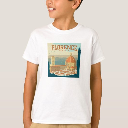 Florence, Italië T-shirt (Voorkant)