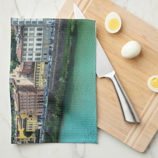 Florence, Italië Theedoek (Quarter Fold)