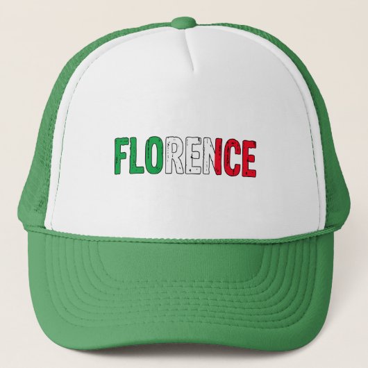 Florence Italië Trucker Pet (Voorkant)
