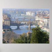 Florence, Italië uitzicht uit Piazza Michelangelo Poster (Voorkant)
