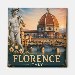 🧲 Florence Italië Vakantie Aandenken Voor Reizige Magneet