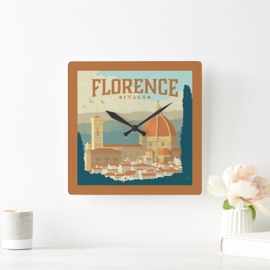 Florence, Italië Vierkante Klok (Huis)