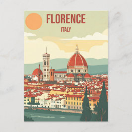 Florence Italië Vintage Briefkaart
