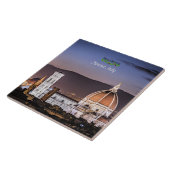 Florence, Italië, Vrolijk kerstfeest Tegeltje (Zijkant)