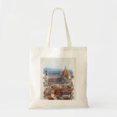 Florence Italië Waterverf Art Tote Bag (Voorkant)