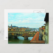 Florence, Italië — winkelbrug Briefkaart (Voorkant / Achterkant)