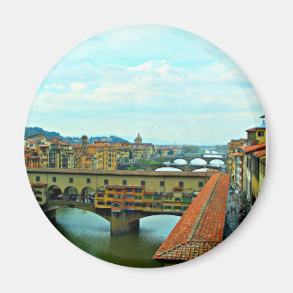 Florence, Italië winkelbrug Magneet