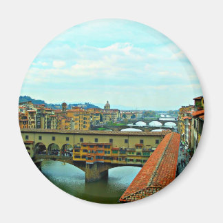 Florence, Italië winkelbrug Magneet