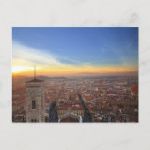 Florence Italy at Sunset Briefkaart (Voorkant)