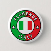 Florence Italy Button (Voorkant)