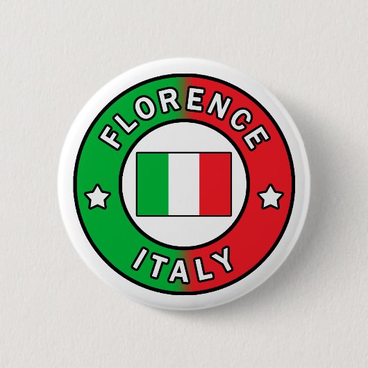 Florence Italy Button (Voorkant)