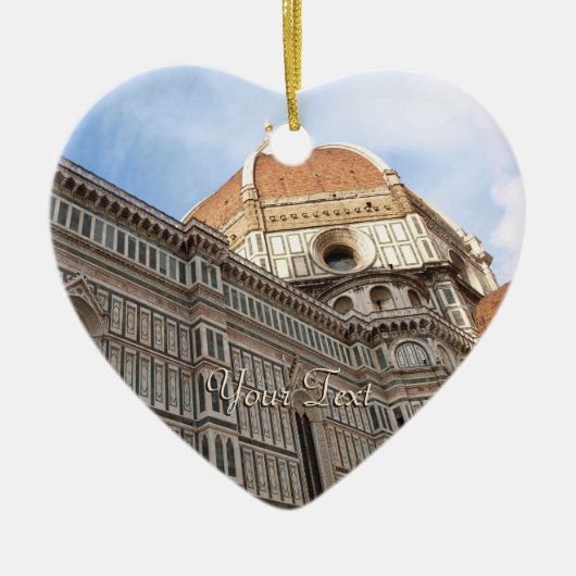 Florence Italy Duomo Holiday Foto Keramisch Ornament (Voorkant)