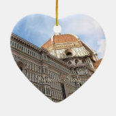 Florence Italy Duomo Holiday Foto Keramisch Ornament (Achterkant)